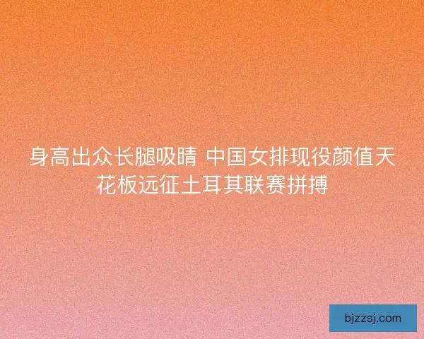 身高出众长腿吸睛 中国女排现役颜值天花板远征土耳其联赛拼搏